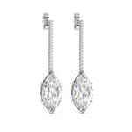 Load image into Gallery viewer, Exqusite Lab Grown Diamond Drop  Earrings By Stefee Jewels
