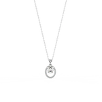 Load image into Gallery viewer, Lunar Radiance Lab Grown Diamond  Pendant Set by Stefee Jewels
