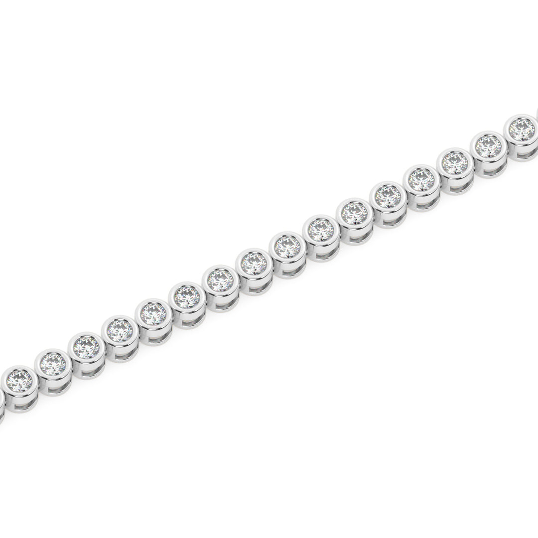 Minimalist Lab Grown Diamond Bracelet by Stefee Jewels