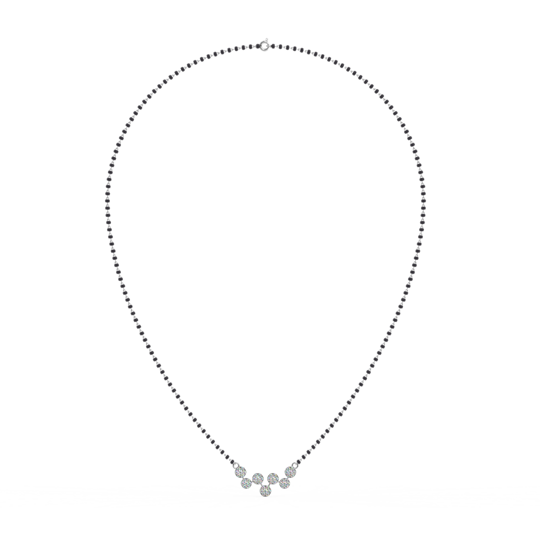 7 Vows Lab Grown Diamond Mangalsutra by Stefee Jewels