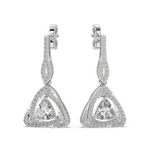 Load image into Gallery viewer, Moderm Geometric Lab Grown Diamond  Studs By Stefee Jewels
