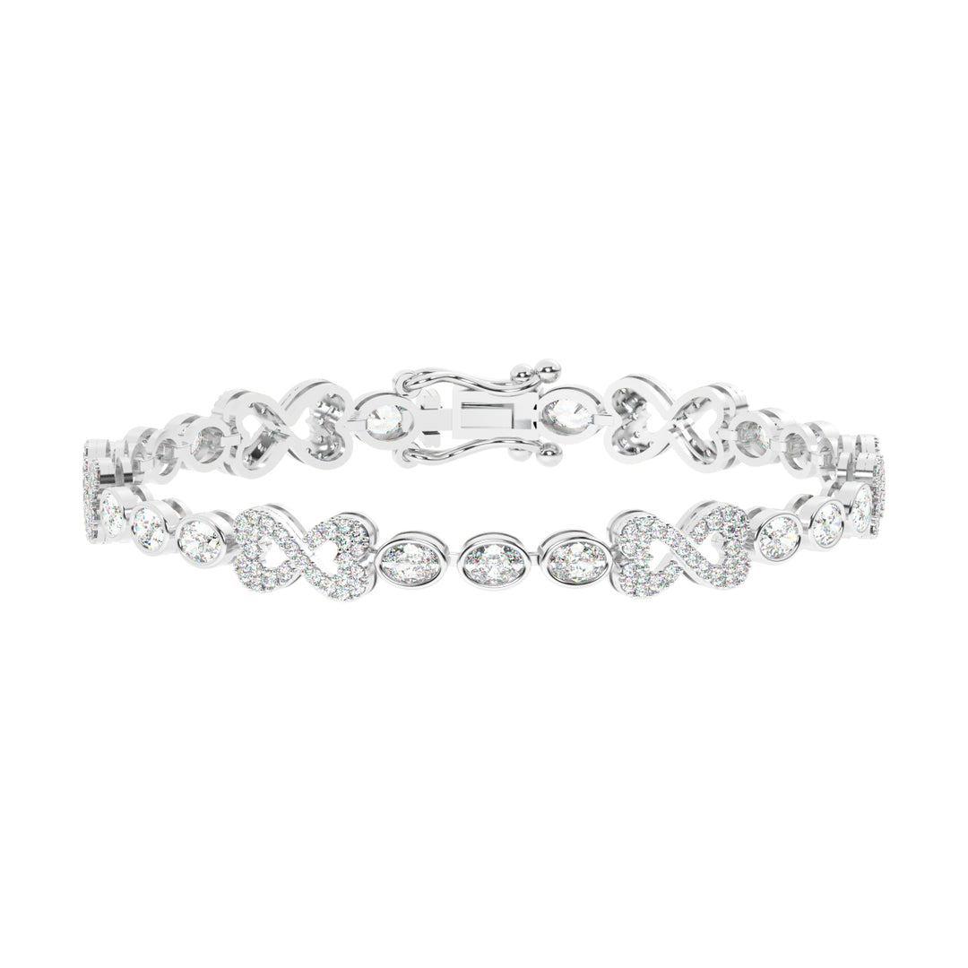Exquisite Lab Grown Diamond Bracelet by Stefee Jewels