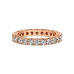 Load image into Gallery viewer, Large Petite Brilliant Round Band Lab Grown Diamond Ring by Stefee Jewels