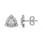 Load image into Gallery viewer, Triangle Fiesta lab Grown Diamond  Pendant Set by Stefee Jewels