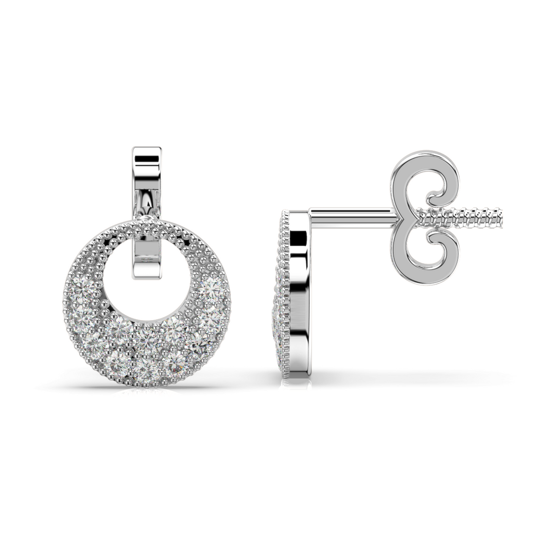 Pure Essence Lab Grown Diamond  Pendant Set by Stefee Jewels