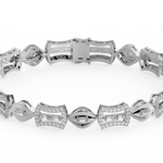 Load image into Gallery viewer, Minimalist Sparkle Lab Grown Diamond Chain Bracelet by Stefee Jewels
