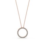 Load image into Gallery viewer, Mini Circle Lab Grown Diamonds Pendant by Stefree