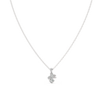 Load image into Gallery viewer, Graceful Contours  Lab Grown Diamond  Pendant Set by Stefee Jewels
