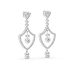 Load image into Gallery viewer, Sparkling Stars Lab Grown Diamond Drop Earrings by Stefee Jewels
