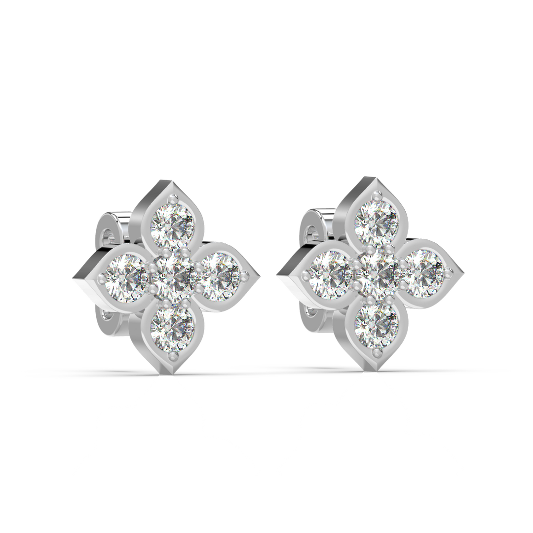 Divine Lab Grown Diamond Studs By Stefee Jewels