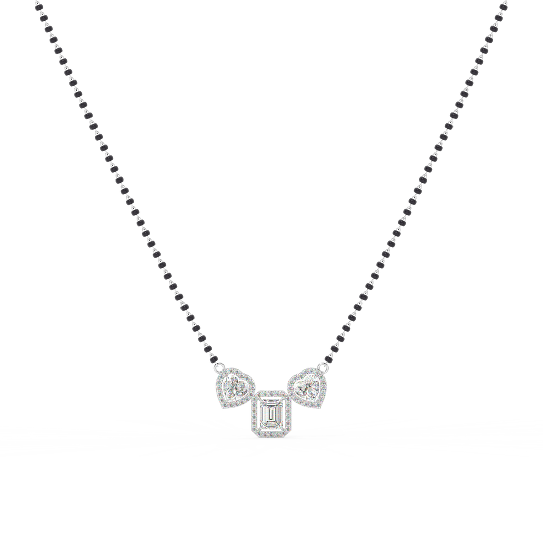 Contemporary Lab Grown Diamond Mangalsutra by Stefee Jewels