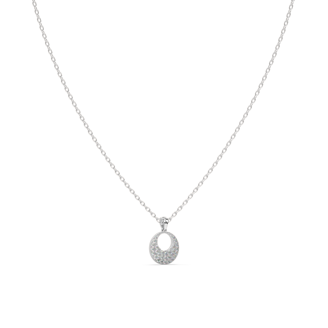 Pure Essence Lab Grown Diamond  Pendant Set by Stefee Jewels