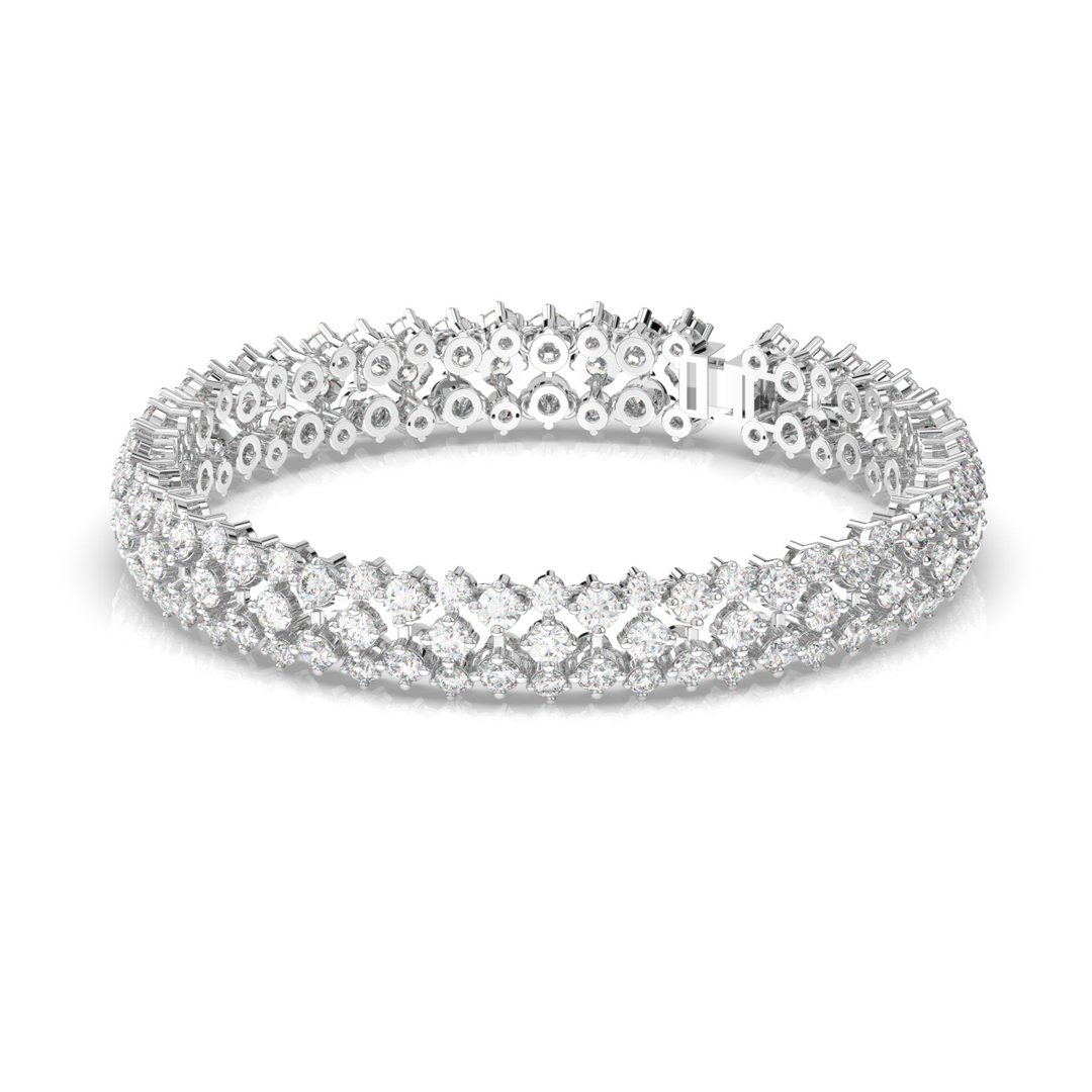 Gracefull Link Lab Grown Diamond Bracelet by Stefee Jewels