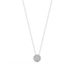 Load image into Gallery viewer, Double Halo Necklace with Pink Lab Grown Diamonds by Stefee
