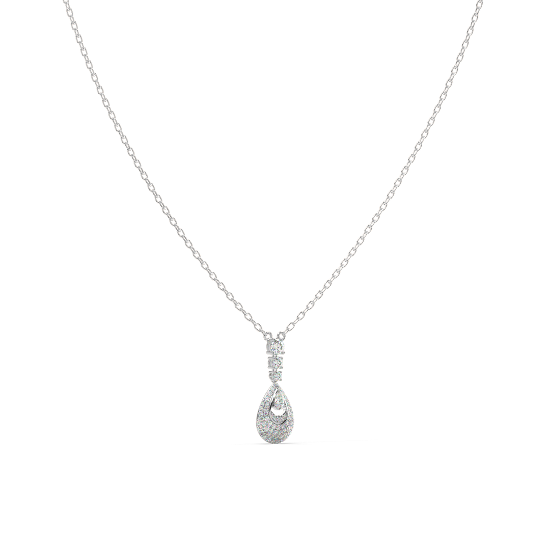 Queenly-Studden  Lab Grown Diamond  Pendant by Stefee Jewels