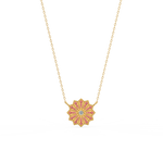 Load image into Gallery viewer, Clover Blossom Lab Grown Diamond Pendant by Stefee Jewels
