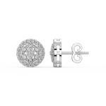 Load image into Gallery viewer, Glitzy Floral Lab Grown Diamond  Pendant Set by Stefee Jewels