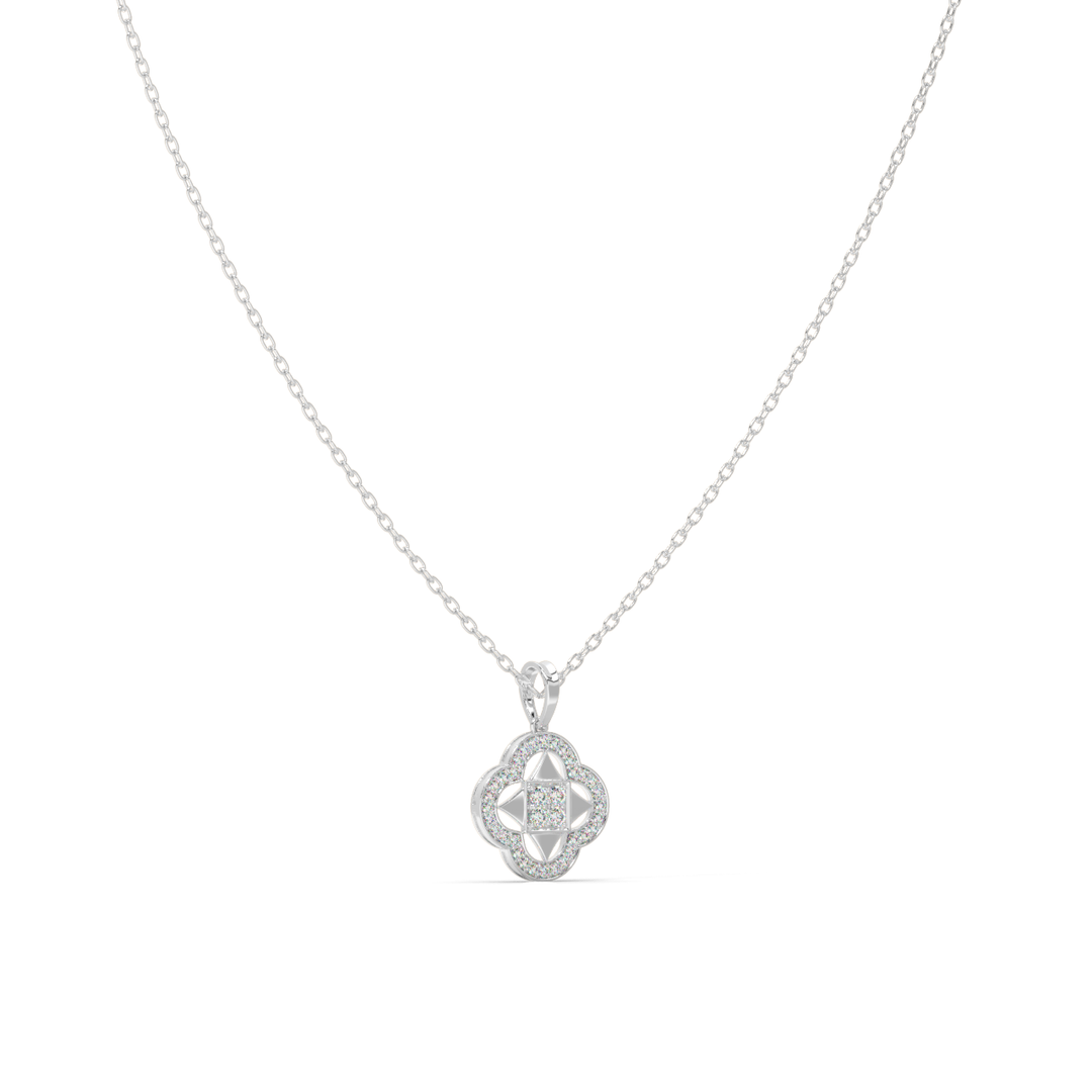 Lab Grown Diamond Apex Pendant by Stefee Jewels