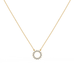 Load image into Gallery viewer, Open Circle Lab Grown Diamond Pendant Large by Stefee
