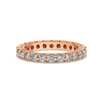 Load image into Gallery viewer, Large Petite Brilliant Round Band Lab Grown Diamond Ring by Stefee
