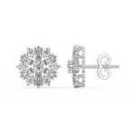 Load image into Gallery viewer, Radiant Flora Lab Grown Diamond  Pendant Set by Stefee Jewels