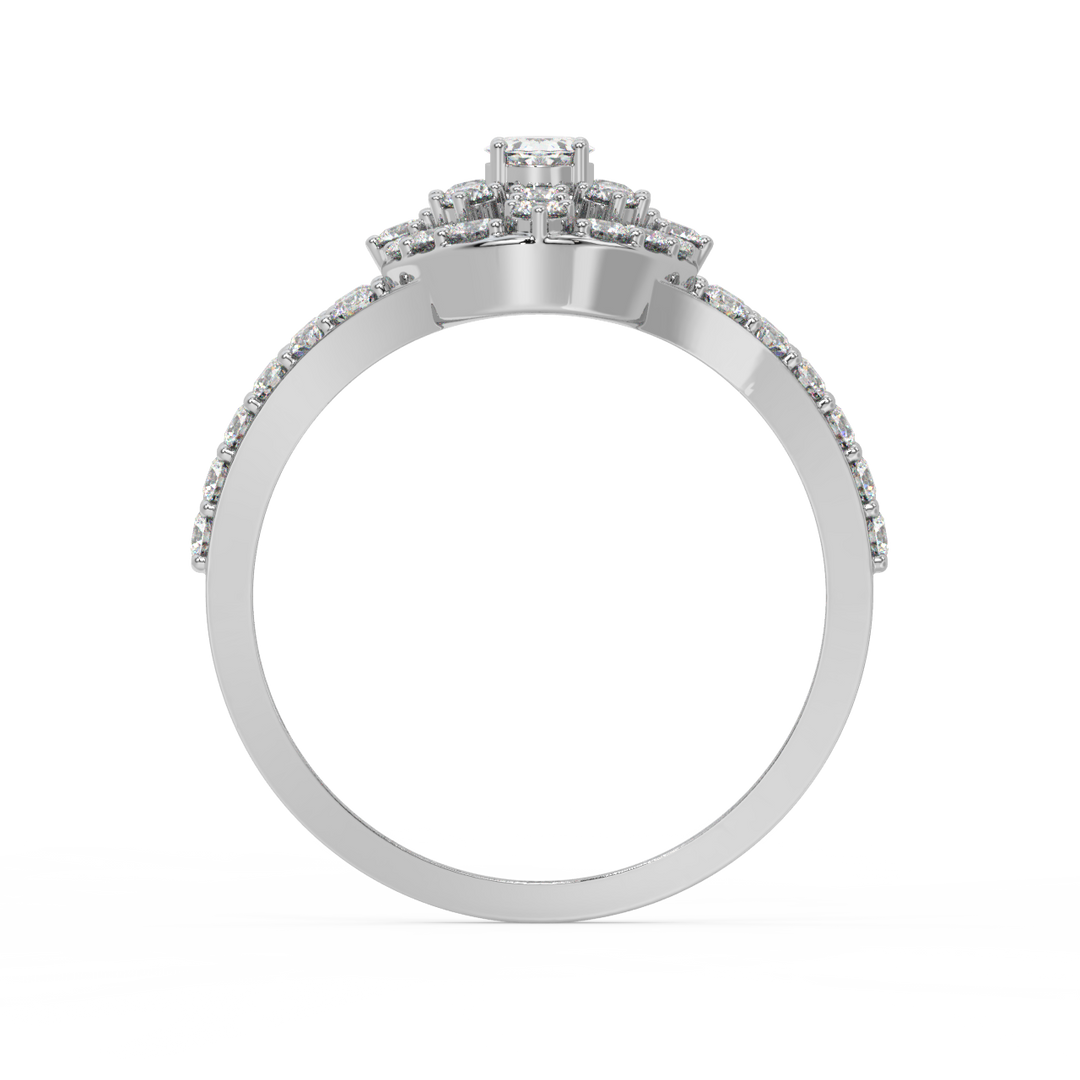 Minimalist Wedding Lab Grown Diamond Ring by Stefee Jewels