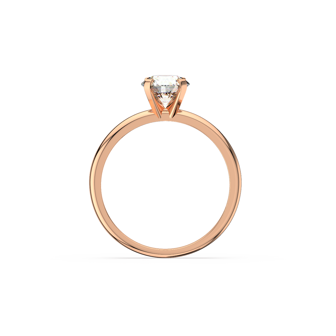 Solitaire 1ct. Lab Grown - Engagement Diamond Ring by Stefee Jewels