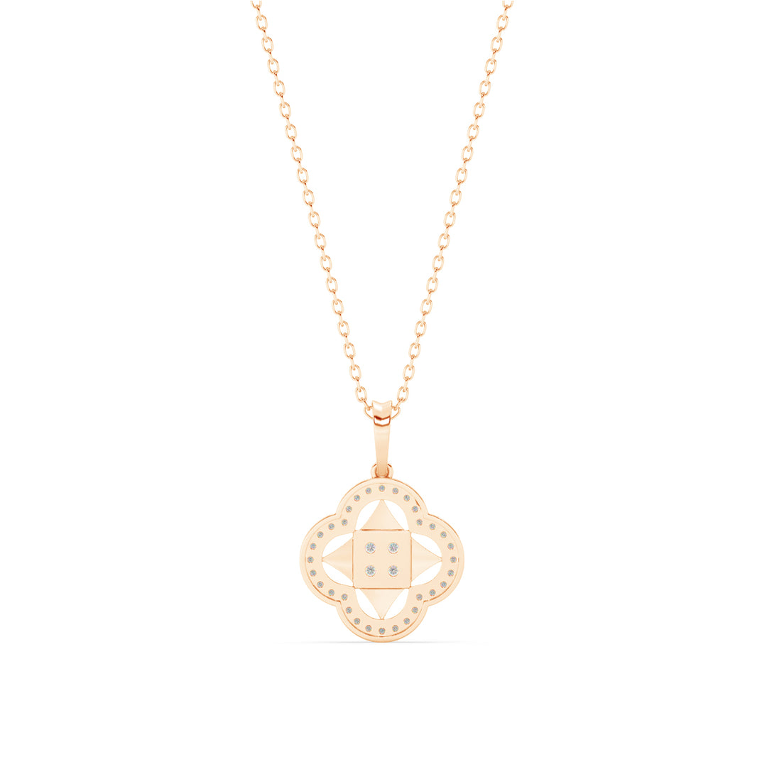Lab Grown Diamond Apex Pendant by Stefee Jewels