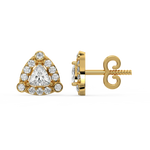 Load image into Gallery viewer, Triangle Fiesta lab Grown Diamond  Pendant Set by Stefee Jewels