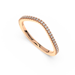 Load image into Gallery viewer, Slight Rippling Round Lab Grown Diamond Ring by Stefee Jewels