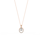 Load image into Gallery viewer, Lunar Radiance Lab Grown Diamond  Pendant Set by Stefee Jewels
