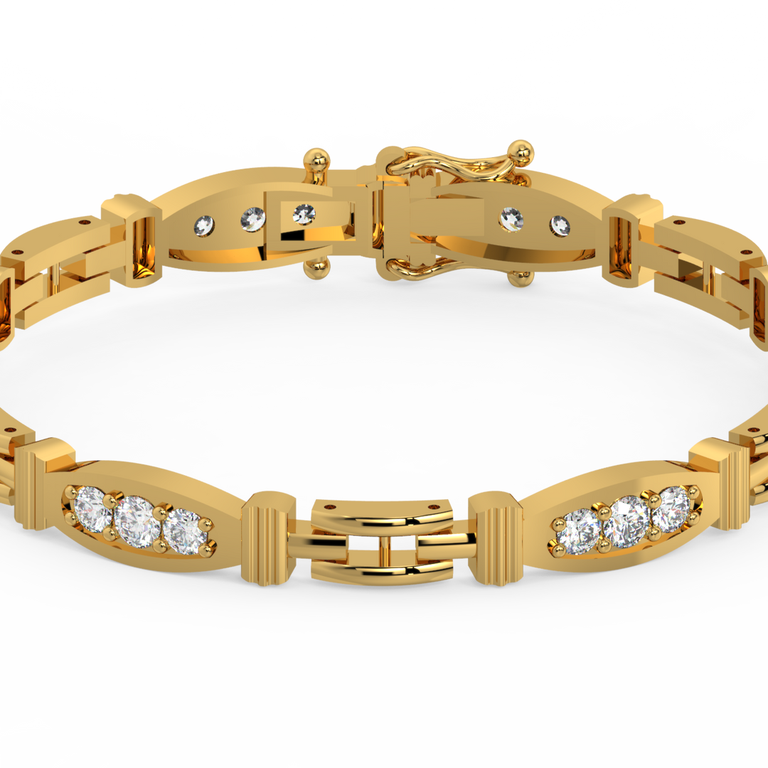 Elegant Motif Lab Grown Diamond Bracelets by Stefee Jewels