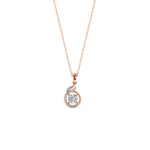 Load image into Gallery viewer, Radiant Connection Lab Grown Diamond  Pendant Set by Stefee Jewels