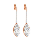 Load image into Gallery viewer, Exqusite Lab Grown Diamond Drop  Earrings By Stefee Jewels
