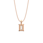 Load image into Gallery viewer, Solitaire Emerald Lab Grown Diamond Pendant by Stefee