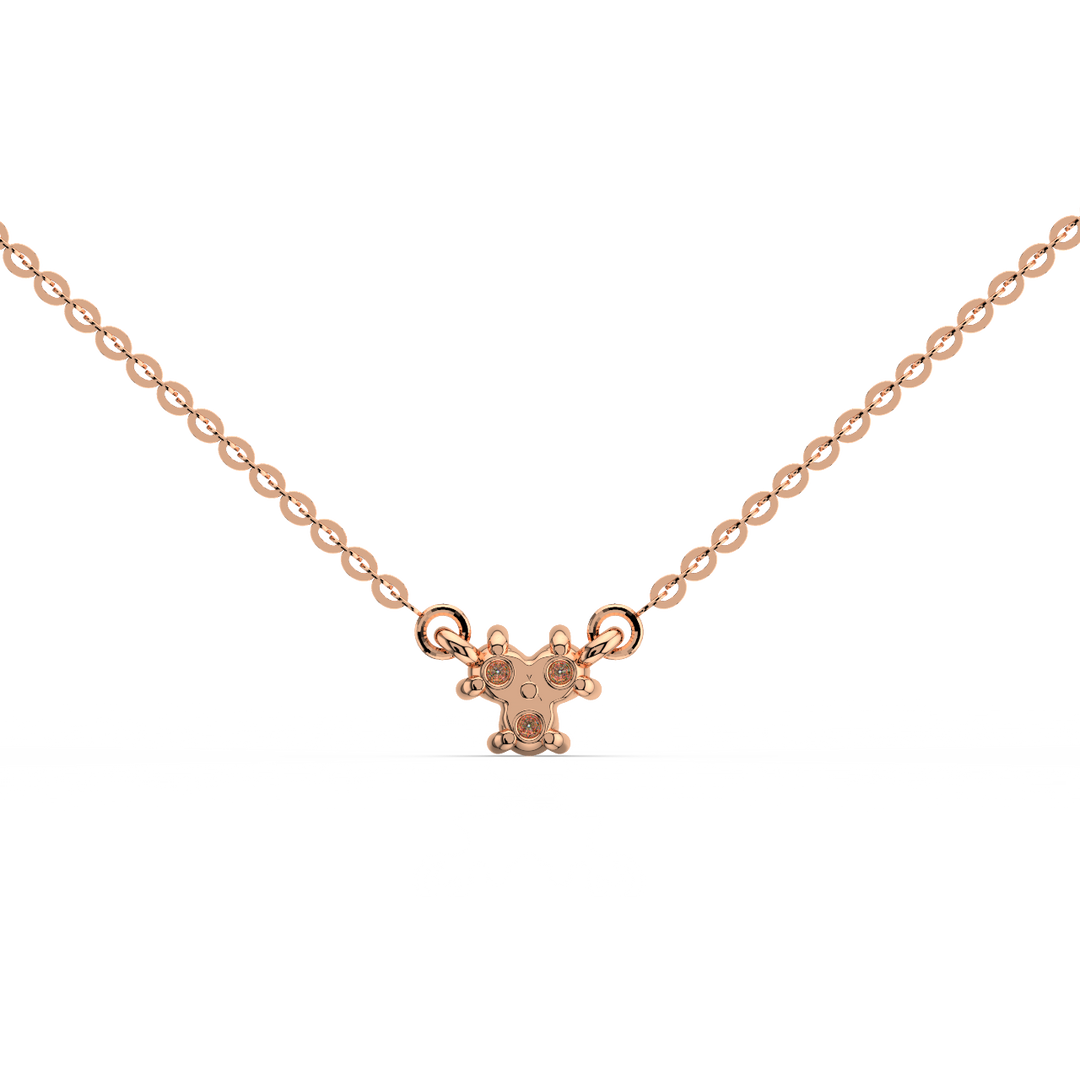 Mixed Cluster Lab Grown Diamond Pendant by Stefee
