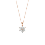 Load image into Gallery viewer, Gleaming Boom  Lab Grown Diamond  Pendant Set by Stefee Jewels