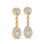 Load image into Gallery viewer, Classic Round  Lab Grown Diamond Ear Studs By Stefee Jewels
