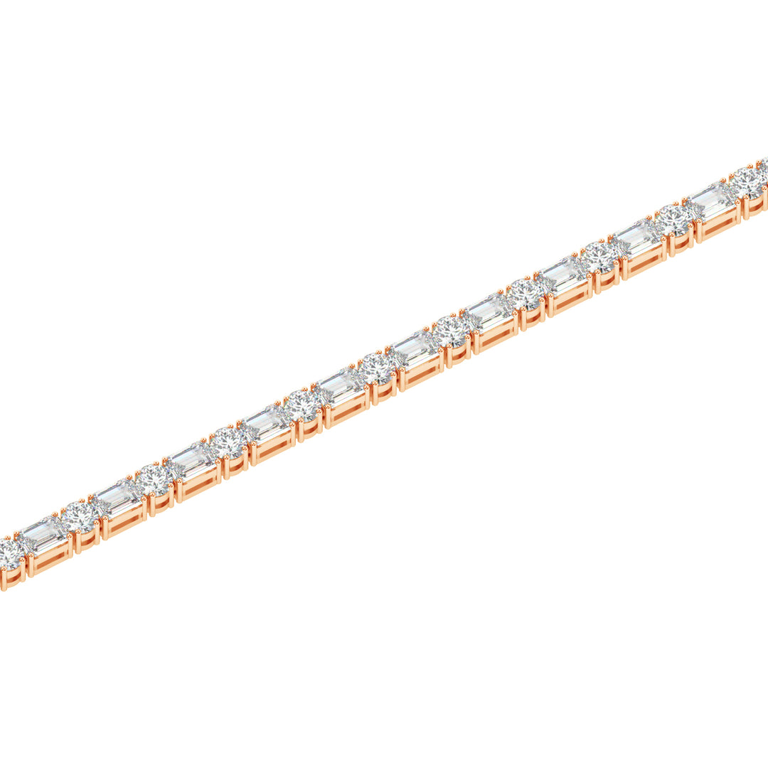 Geometric Lab Grown Diamond Bracelet for every occasion  by Stefee Jewels