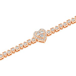 Load image into Gallery viewer, Delicate  Lab Grown Diamond Bracelet by Stefee Jewels