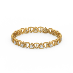 Load image into Gallery viewer, Bold Interlink Lab Grown Diamond Bracelet by Stefee Jewels