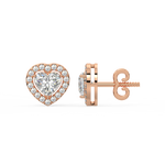 Load image into Gallery viewer, Loving Heart Lab Grown Diamond  Pendant Set by Stefee Jewels