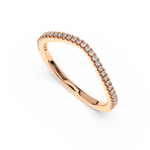 Load image into Gallery viewer, Slight Rippling Round Lab Grown Diamond Ring by Stefee