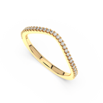Load image into Gallery viewer, Rippling Round Lab Grown Diamonds Ring  by Stefee