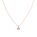 Load image into Gallery viewer, Gleaming Stone Lab Grown Diamond  Pendant Set by Stefee Jewels
