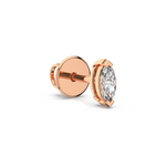 Load image into Gallery viewer, Solitaire Marquise Lab Grown Diamond Studs Earrings by Stefee