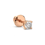 Load image into Gallery viewer, Solitaire Round Lab Grown Diamond Studs Earrings by Stefee
