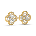 Load image into Gallery viewer, Radiant Reflections Lab Grown Diamond Stud Earrings by Stefee Jewels
