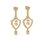 Load image into Gallery viewer, Sparkling Stars Lab Grown Diamond Drop Earrings by Stefee Jewels
