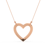Load image into Gallery viewer, Open Heart Lab Grown Diamond Pendant by Stefee
